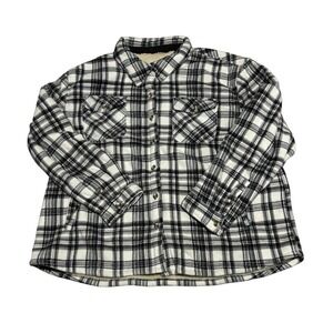 NWT‎ Sage Collective Plaid Shirt Jacket Sherpa Lining Women's Size  XXL  Comfy